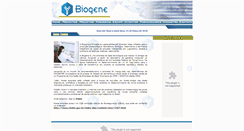 Desktop Screenshot of biogene.ind.br