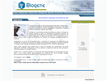 Tablet Screenshot of biogene.ind.br